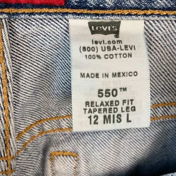 Vintage Levi’s 550 Relaxed Fit Jeans Size 12 Mis L EUC - Picture 7 of 7